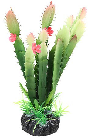 YOUTHINK Aquarium Dekorationen Simulation Kunststoff Kaktus Pflanze Terrarium Reptilien Lebensröume Landschaftsbau Ornament Home Decor
