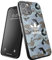 adidas Case designed for iPhone 12 Pro Max case, 6.7 inch, drop tested cases, shockproof raised edges, original snap case, protective case, cloudy emerald/blue oxide