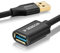 SEBSON USB Verlängerung 3m - A Stecker auf A Buchse - USB 3.0 Daten Kabel 5 Gbit/s Datenübertragung, Verbindungskabel PC, Laptop, Drucker, Festplatten UVM.