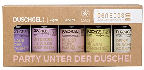 benecosBIO - Mini Set Party unter der Dusche - vegan - recyceltes Plastik