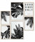 Heimlich® Premium Poster Set OHNE Bilderrahmen | 2 x DIN A3 & 4 x DIN A4 - ca. 30x42 & 21x30 | Stilvolle Poster Collagen mit passenden Bilder als Wanddeko » Monstera Schwarz-Weiss «