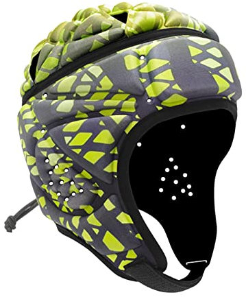 ERZU football pour jeunes, rugby, casque souple et rembourré, casque rembourré