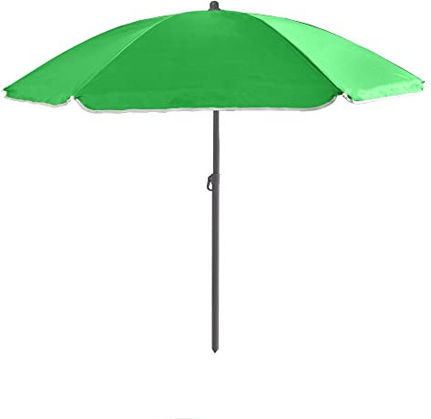 Out There! 2.4m Garden Parasol Umbrella Sun Shade with Adjustable Height Tilt Function and UPF40+ Protection
