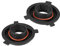 X AUTOHAUX 2pcs H4 Led Phare Adaptateur Base Ampoule Douilles Support pour Voiture Noir