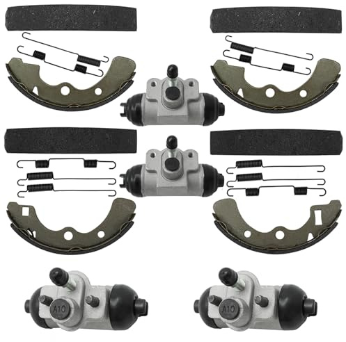 M MATI Segment de roue cylindrique de frein avant arrière tous pour Kawasaki Mule 1000 2010 2020 2030 2500 2510 2520 3000 3010 3020 4000 4010 43092-1053 43092-1054 411 048-70 501 41048-1132