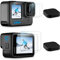 REDTRON Protezione dello schermo per GoPro Hero 12/11/10/9 Black, Protezione pellicola in vetro temperato ultra chiaro, protezione dell'obiettivo, protezione anteriore e copertura dell'obiettivo