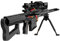 PURES Technik Gewehr Bausteine Bausatz, 2000+ Klemmbausteine Technik M82A1 Scharfschützengewehr Modell mit Schussfunktion und Kugel, Kompatibel mit Lego