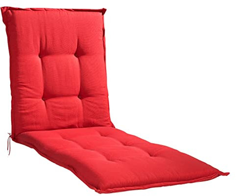 GO-DE Liegenauflage - Rot - 190 x 60 cm - unifarben