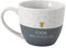 Dekohelden24 Maxi - Kaffeebecher/Tasse aus Porzellan mit Engel, Motiv: Schön, DASS es Dich gibt, Größe H/Ø: 9,2 x 10,5 cm, Fassungsvermögen 400 ml, Spülmaschinengeeignet.