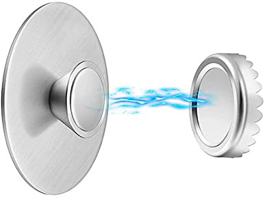 Jinpojun Porte-Savon Magnétique, Savon Magnétique Porte Aimanté à Ventouse, Porte-Savon Aimanté en Acier Inoxydable pour Baignoire,la Salle De Bain