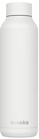 QUOKKA BOTELLA TERMO ACERO INOXIDABLE SOLID WHITE 630 ML