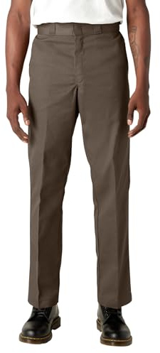 Dickies Men's Original 874 Work Pants, Brown, 30W / 30L