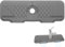 Fililogor Tappetino per rubinetto in silicone, per rubinetto, paraspruzzi del rubinetto, per cucina e bagno, protezione del piano di lavoro (grigio, 43 x 15 cm)