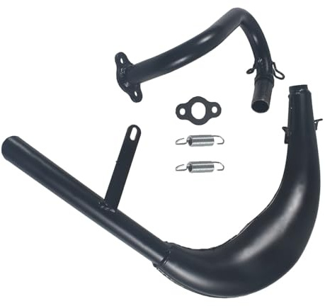 Unifizz Silencieux d'échappement à tuyau fendu pour moteur à essence de vélo 50cc 80cc Pièces de moteur - Durable et facile à installer
