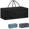 LAMUNI Bolsa de Almacenamiento para Cojines Jardín, Impermeable Funda Cojín Bolsa para Muebles, Grande Bolsa para Cojines de Exterior, Bolsa de Almacenamiento para árbol de Navidad, 125x40x55cm