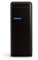 CREATE / RETRO FRIDGE 150 COBALTO/Frigorífico negro maneta azul cobalto con congelador 281L / 102W, bajo consumo, diseño vintage, 150cm, 3 estantes, regulador temperatura, botellero, 60x60x150cm
