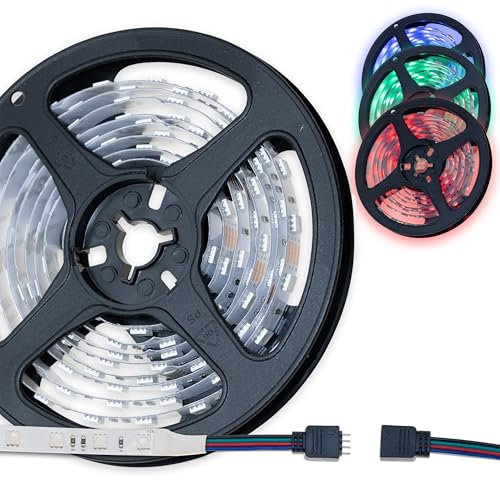 INNOVATE RGB LED Strip 2m 24V, SMD LED Streifen 14W, geeignet als Unterbauleuchte Küche, Leuchtband indirekte Beleuchtung, LED Streifen 2m