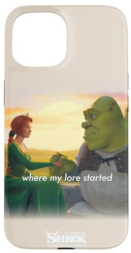 Shrek and Fiona Where My Lore Started Sunset Hülle für iPhone 15