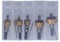 High Speed Steel Hole Opener HSS Hole Saw Set High Strength Metal Cutting Kit for Handheld Electric Drills and Magnetic Drilling Machines 5 Piece Set