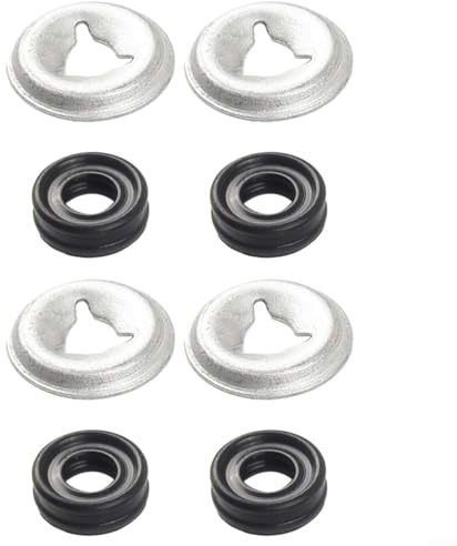 2 Stück Geschirrspüler Push On Mutter und Wellendichtring Kit WR2X7054 WD8X181 Kunststoff Ersatzteile für GE für Hotpoint für RCA Geschirrspüler Home Kitchen Repair