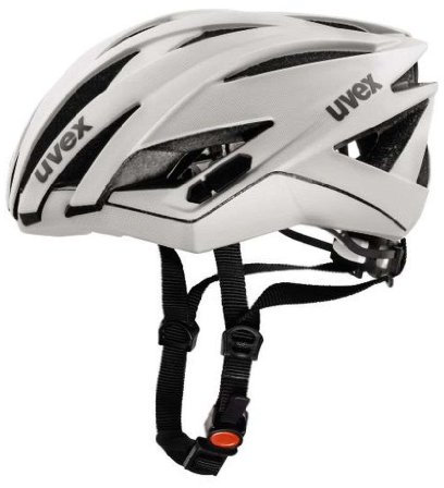Uvex Ultrasonic Race Fahrrad Helm, Weiß, 55-58 cm