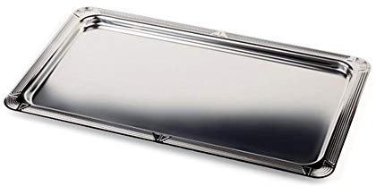 APS 12100 GN-Tablett Profi LINE 1/2, Edelstahl, 32,5 x 26,5 cm, Höhe 1,5 cm, spülmaschinengeeignet, Made in Germany