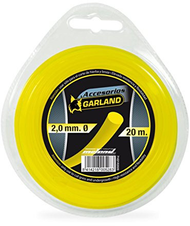 Garland 71021R2020 - Dispensador Nylon Redondo 20 m./2,0 mm. Ø para Desbrozadora