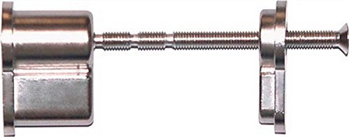 Unbekannt Schloss Blindzylinder-Set Alu. Druckg. Schlüsselloch 35-110mm Silber