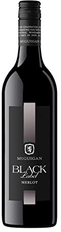 McGuigan Black Label Merlot, 75 cl (Pack of 6)