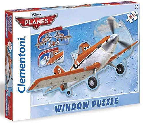 Clementoni 20111.2 - Window-Puzzle Planes, 60 Teile