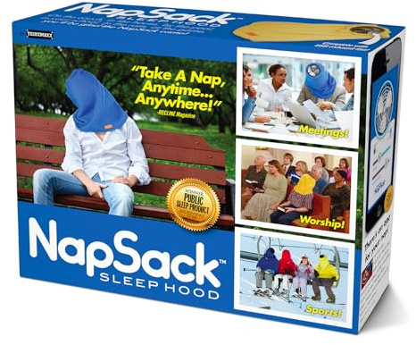 Prank-O Nap Sack Prank Gift Box – Funny Empty Gag Gift Packaging for White Elephant, Christmas & Office Parties, Hilarious Joke Gift Box to Hide Real Presents for Friends & Family