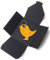 filzschneider Schlüsselanhänger aus Filz - Vogel - gelb/safrangelb - als besonderes Geschenk