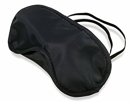 Black Travel Sleeping Eye Mask - Masks Sleep Relaxing Blindfold Eyemask