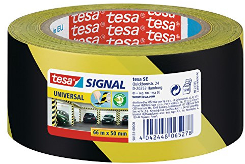 TESA UNIVERSAL 58133-00000-00 Markierungsklebeband tesa® SIGNAL Gelb, black (L x B) 66m x 50mm 1S