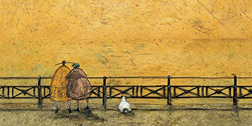 Sam Toft 'A Romantic Interlude' Kunstdruck Auf Leinwand, 30 X 60 Cm Mehrfarbig