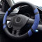 Pahajim Auto Lenkradhülle Lenkrad Abdeckung Microfiber Leder Anti Rutsch Lenkradabdeckung Breathable für LKW/Auto/Jeep/SUV, Universal 38(Blau)