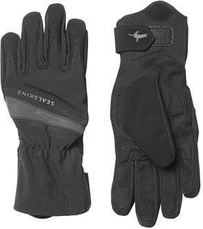 SEALSKINZ | Bodham |Unisex Waterproof All Weather Cycle Glove | Suede Thumb Wiper is Soft on the Face | Cycling & Outdoor Sports | Three-Layer Insulation Technology