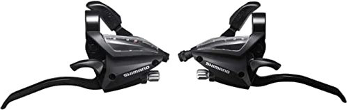 Shimano Mandos/Palancas 3x8v Negro Cambios para Bicicletas, Adultos Unisex, Multicolor, Talla única