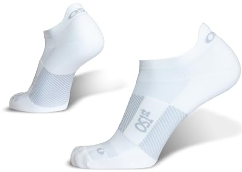 OS1st TA4 Thin Air Running Socks (1 Pair) with special skin-thin design maximizing air-flow to prevent overheating and keep feet cool and dry