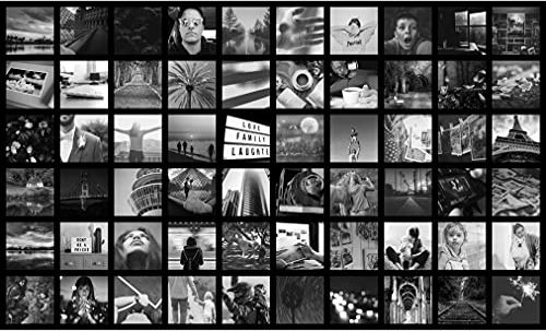 Fotocollage-Bildertapete, Aufkleber zum Selbermachen, Foto-Rahmen, Wandkunst, Wandbild – lustige Bilder Fotos Stick Aufkleber für Klebebilder