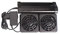 CENPEK Ventilador de refrigeración de acuario ajustable para acuario, ventilador de refrigeración de agua para pecera, ventilador de refrigeración marino 2 ventiladores
