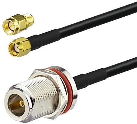 SPORTARC Antennenkabel RP-SMA auf N-Buchse für Nebra RAK für Bobcat Helium Hotspot HNT Miner Antenne, 1 m