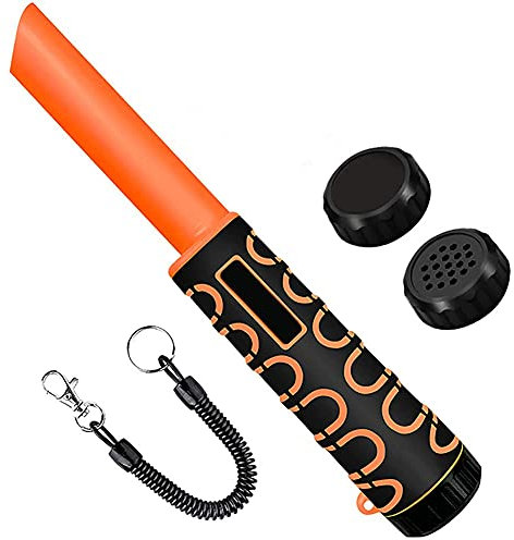 Samnuerly Detector de Metales de Alta sensibilidad, Detector de Metales portátil con Sonido y vibración de zumbador, Detector de Metales a Prueba de Agua IP68 práctico y