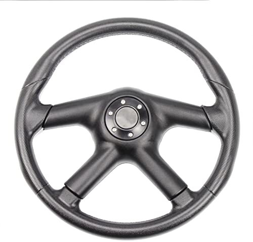 KYGFG Sportlenkrad Aus Aluminium Mit Beweglichem Ruder Für Golf 4 Modifiziertes Lenkrad Für Auto 14 Zoll 35 cm