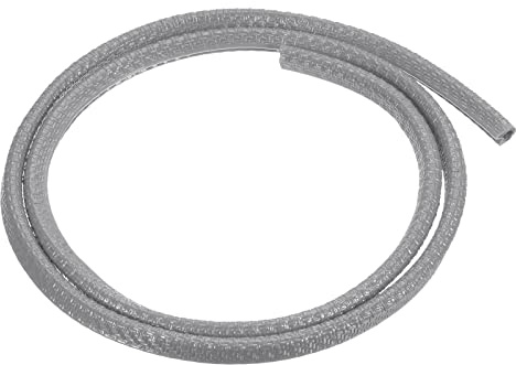 PATIKIL 1mx6mmx8mm Rubber Edge Trim, Metal Sharp Deck Edge Protector U Channel Guard Corner Protection Doors Seal Strip for Skateboard Table Door Window, Gray
