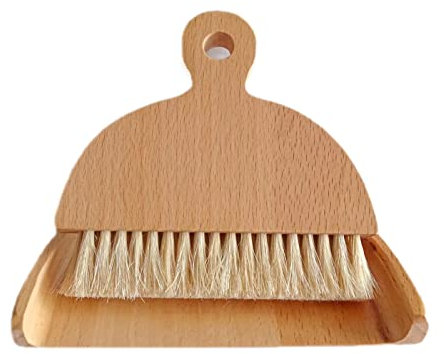 Dustpan and Brush Set Small Broom and Dustpan Set Dust Pan and Brush Set for Traveling, Rvs, Campers Campsites, Dorm Rooms, an Art Studio and More 1 Set