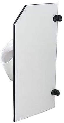 MMOU Separador De Urinarios, Separador Impermeable para Hombres, Accesorios De Urinarios Montados En La Pared con Código De Esquina De Acero Inoxidable