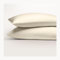 Seralino Kopfkissenbezug 80x80 Creme (2er Set) aus 100% Bio Baumwolle, Oeko-Tex Zertifiziert, weiche & atmungsaktive Kissenbezüge, Kissenhülle mit Reißverschluss, Kopfkissenbezug 80x80 Baumwolle