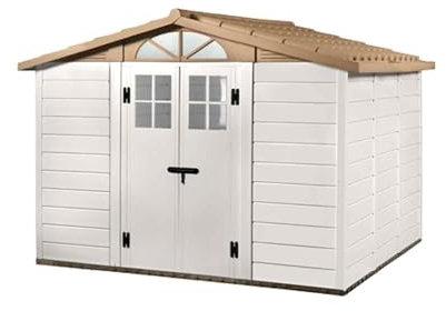 Tuscany Evo 280 - Casetta da giardino in PVC con pavimento