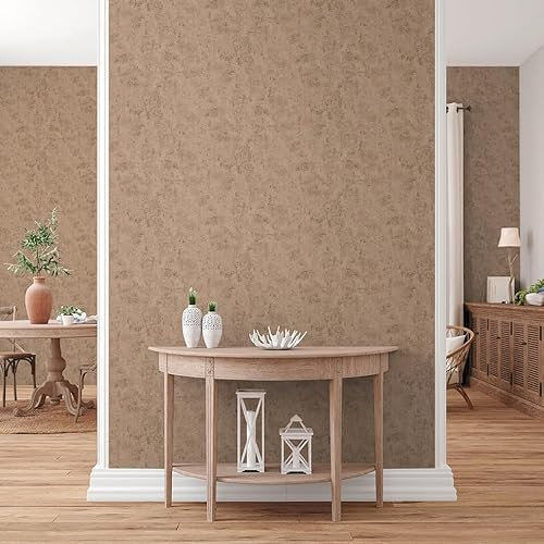 Tapete Uni Einfarbig M1-No.11034 | Vlies | Rosa | Gold | Tadessi | 10,05 m x 0,53 m